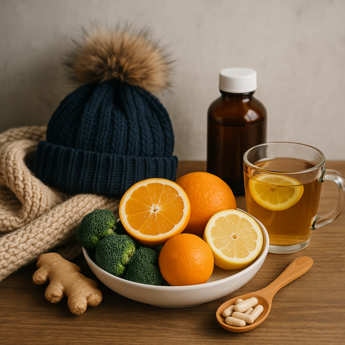 Ilustracija za članak: Zimski imunitet bez drame: jednostavan plan za snažnije tijelo i mirniju glavu do siječnja